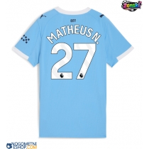 Ženski Nogometni dresi Manchester City Matheus Nunes #27 Domači 2025-26 Kratek Rokav